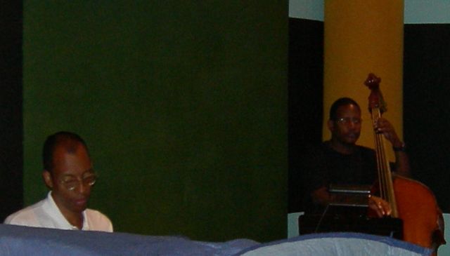 Harry and Tyrone at the scoring session